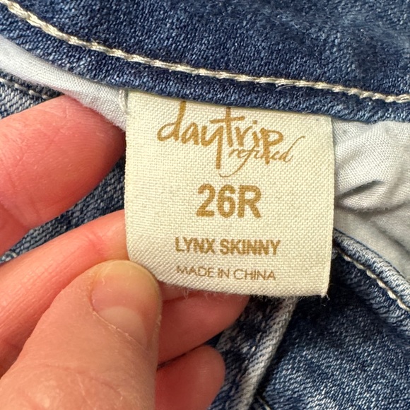 Distressed Blue Jeans - Picture 3 of 5